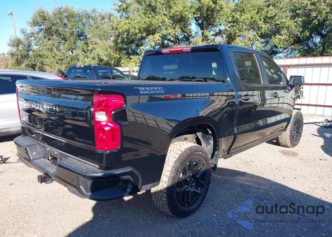 2025 Chevrolet Silverado 1500 4Wd Short Bed Custom Trail Boss z USA, uszkodzony, nr VIN 3GCUKCEDXSG107094